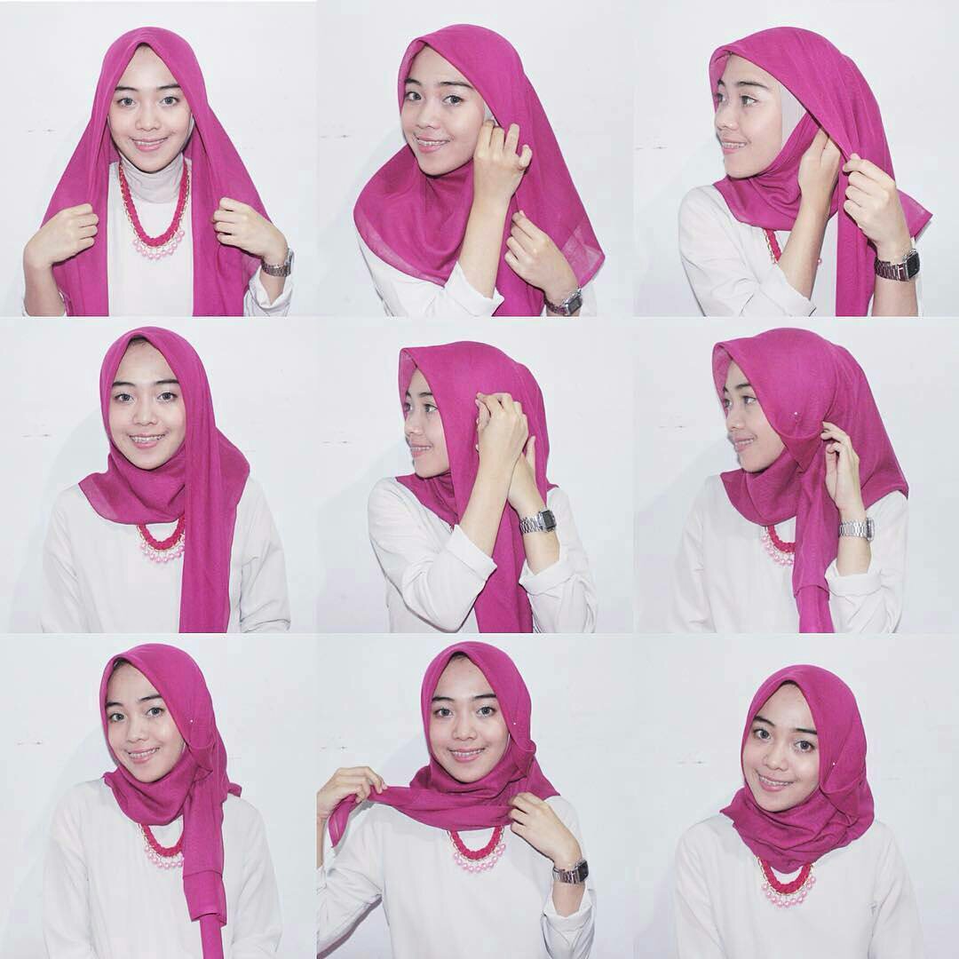 Tutorial Hijab Terbaru 2017 Wongbiasa27